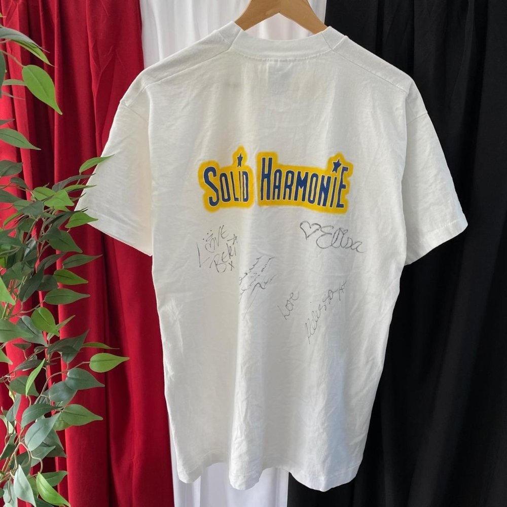 VINTAGE SHE SOLID HARMONIE UNITED KINGDOM GIRL BAND TEE